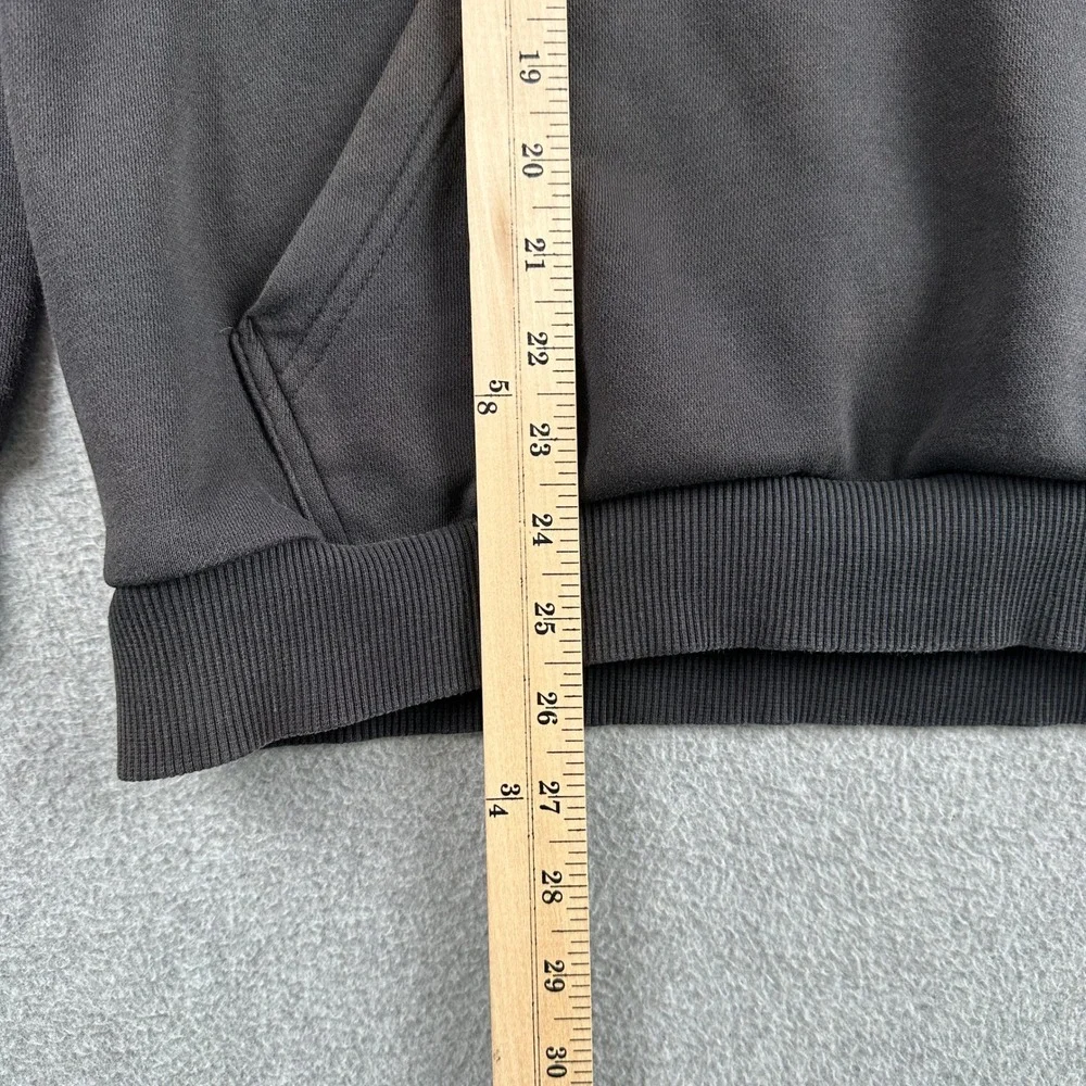 Adidas‎ Hoodie Mens Medium Black Trefoil Logo Pullover Sweatshirt Raglan Sleeve